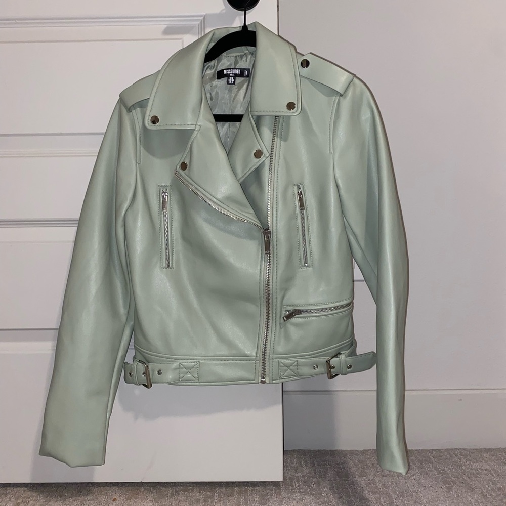 Missguided Leather Jacket - image 1